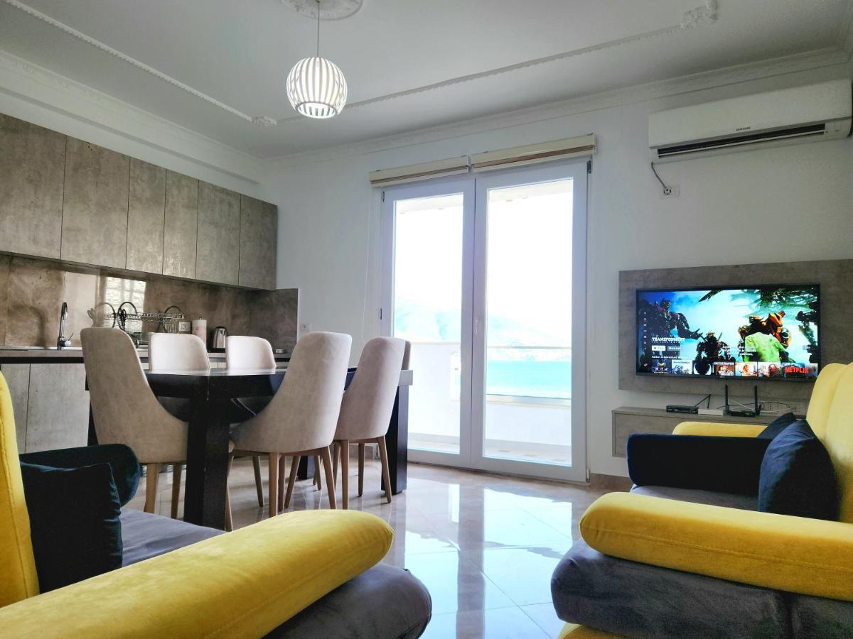 Апартаменты Panorama View Apt, 150M To Beach, 750M Lungo Mare Влёра Экстерьер фото