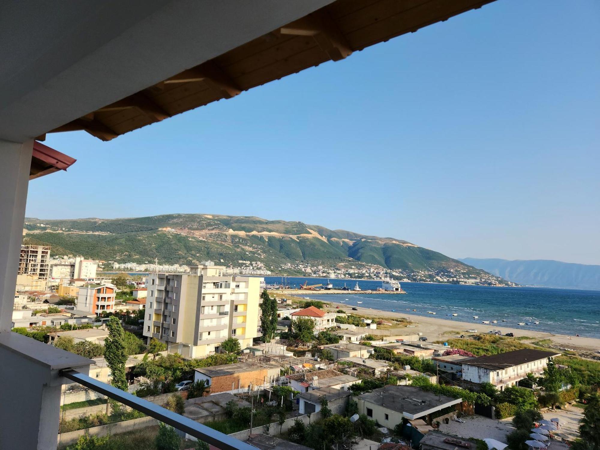 Апартаменты Panorama View Apt, 150M To Beach, 750M Lungo Mare Влёра Экстерьер фото